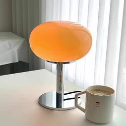 Macaron led Table Lamp Trichromatic Dimming Living Room Atmosphere Lamp Bedroom Bedside Night Light Modern Minimalist Desk Light