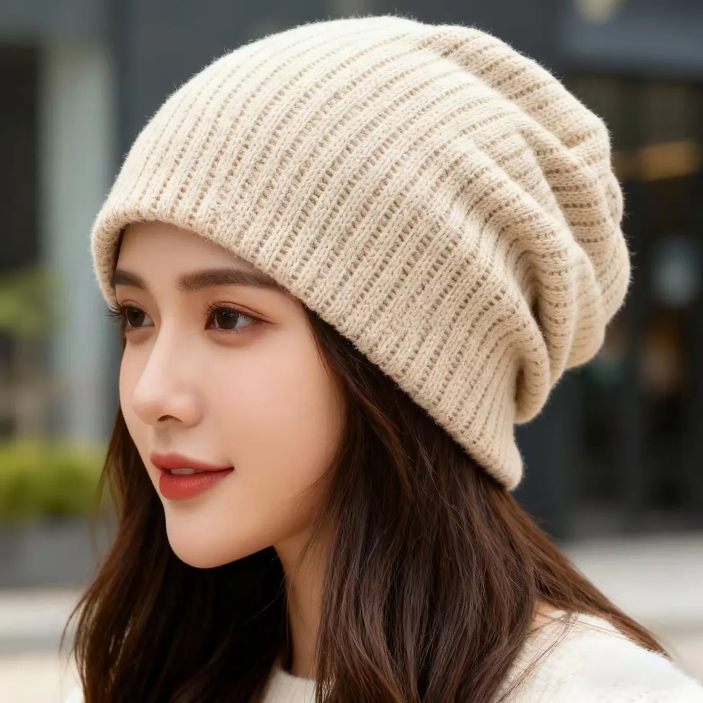 

Thin Bag Head Sleeping Hat Spring and Autumn Winter Bald Head Air Conditioner Windproof Confinement Cover Headscarf Hat