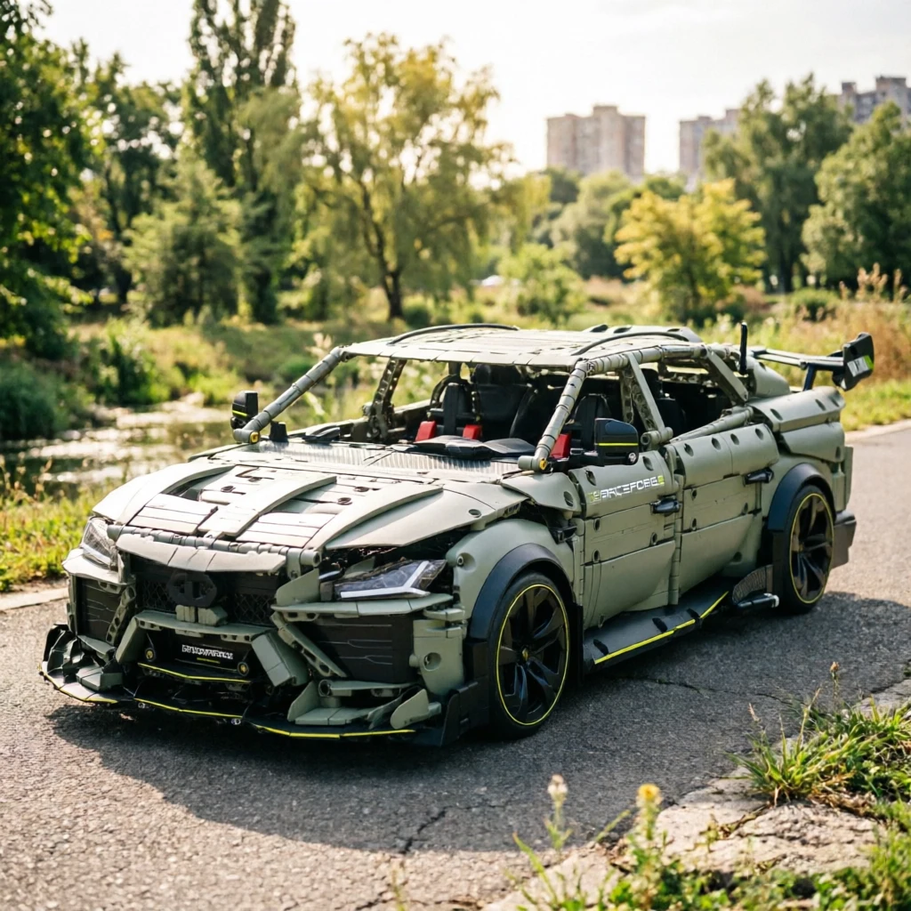 

1:8 High-Tech Series Urus Sports Car Building Block With Motor Set City Mechanical Speed Racing Vehicle Model Bricks Adult Toys