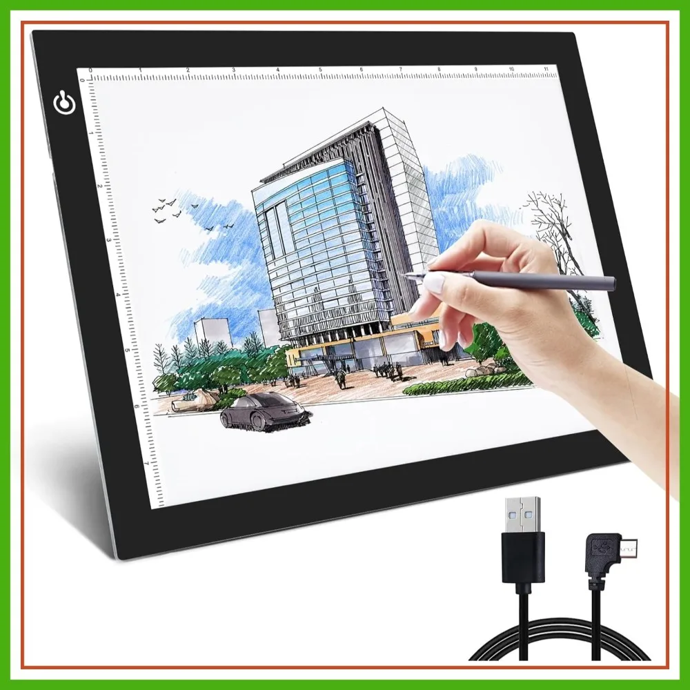 

A4 Tracing Light Pad, Ultra-Thin USB Light Box for Artists Drawing Sketching Animation