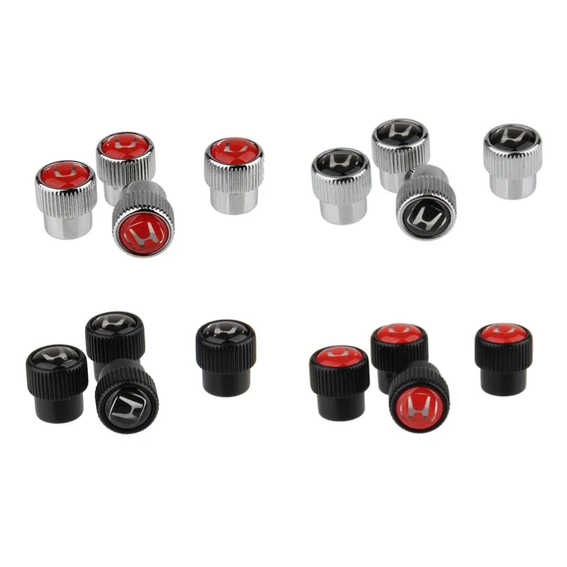 

Car Tire Valve Caps for Honda Mugen Civic Accord CRV Fit Jazz City Odyssey Jade HRV Elysion Wheel Tyre Stem Cover Accessories