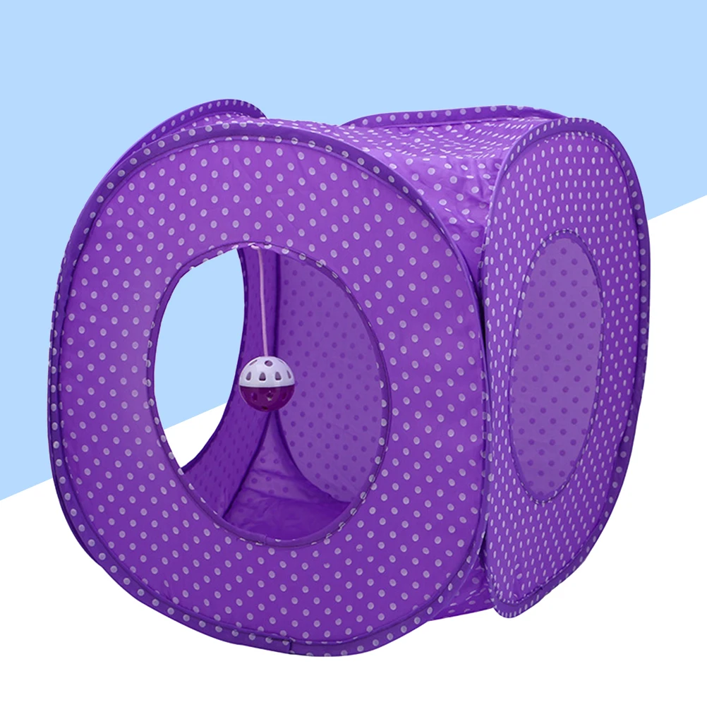 

Cat Tunnel Foldable Kitten Tent Portable Cat s for Kittens Puppies Rabbits and Other Small Pets