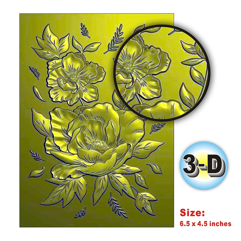 Gemini Bouquet -3d Relief Folder For Diy Making Greeting Cards, Paper Scrapbooks, Stamp Free Metal Cutting Molds, New Product La