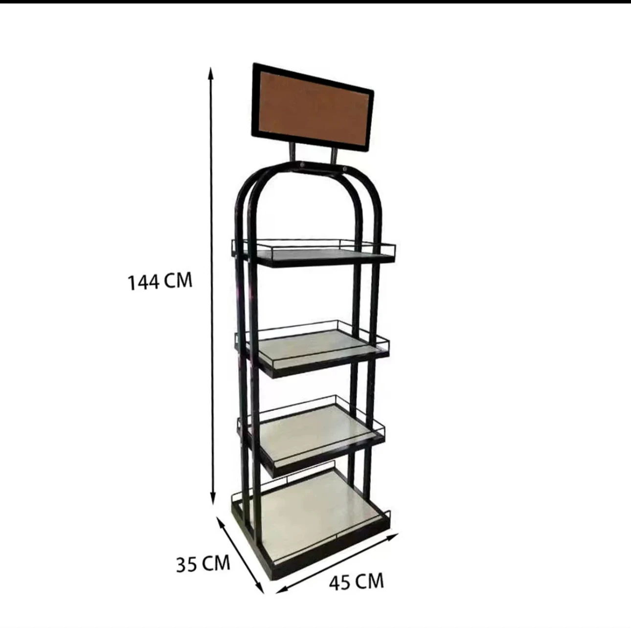 Tiemu craft display rack convenience shelf toy boutique display rack for drinks and soda supermarket