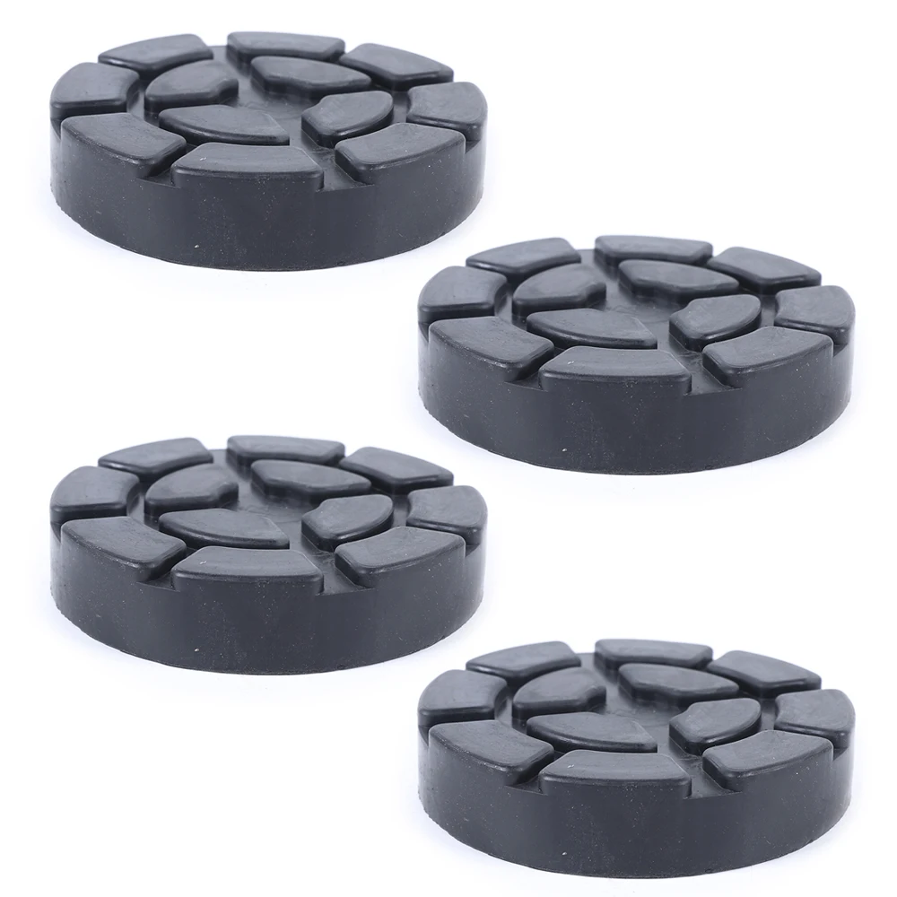 4Pcs Round Rubber Arm Pads Lift Pad Fit For Auto Lift Car Truck Hoist Heavy Duty