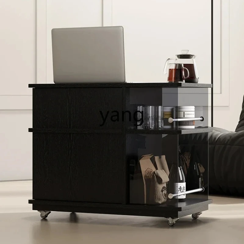 

yjq light luxury removable side cart living room simple multi-functional tea table