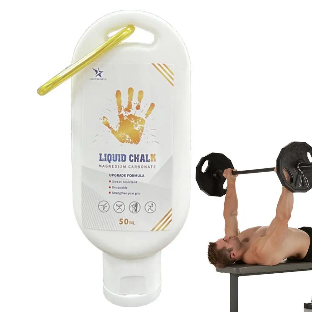 Flüssige Kreide Sport-Magnesiumpulver Fitness Gewichtheben Rutschfeste Creme Anti-Rutsch-Puder Grip für Gewichtheben Klettern Gym