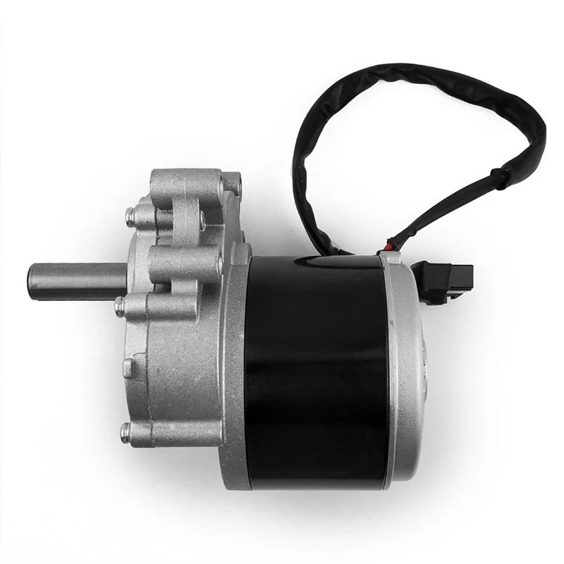 250W Wheelchair Motor Brushed Secondary Gear Motor 120RPM-75RPM Long Shaft Motor