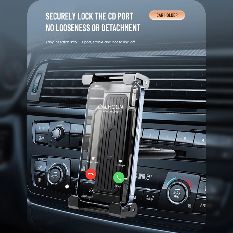 Universal 4-13 in Tablet Stand Holder Car CD Slot Bracket Cell Phone Mount for iPad Pro Air Mini for iPhone Xiaomi Huawei Tablet