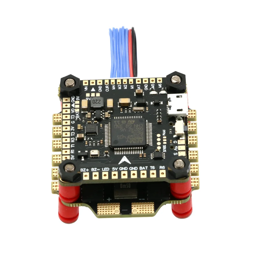 LANNRC F4 V3S PLUS التحكم في الطيران و4 في 1 45A 60A ESC Stack OSD 2-6S 45A BLHeli_S ESC لآلة النقش FPV s