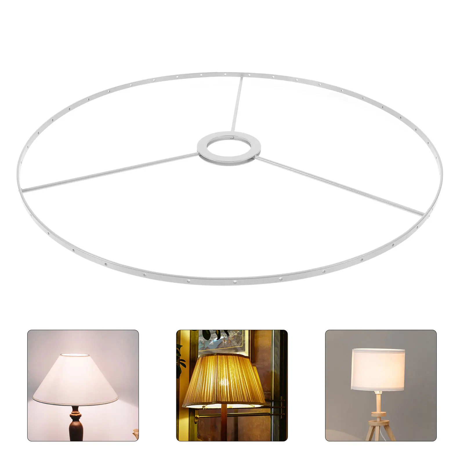 

E27 лампа железный каркас прочный металлический каркас абажура DIY кольцевой держатель абажура для DIY осветительных проектов винтажный стиль