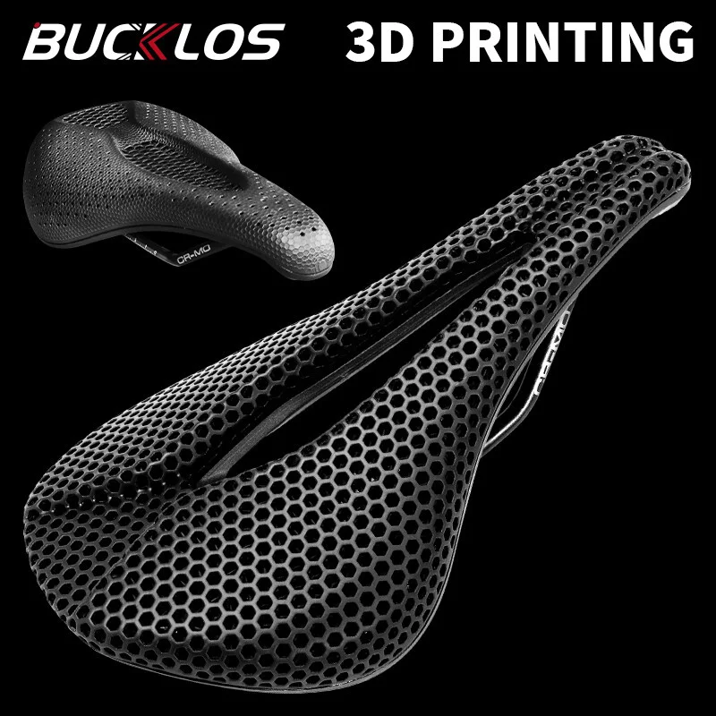 

BUCKLOS 3d Bicycle Saddle 3D Printed Bike Seat Cushion Breathable Comfortable MTB Road Bicycle Seat Cycling Parts