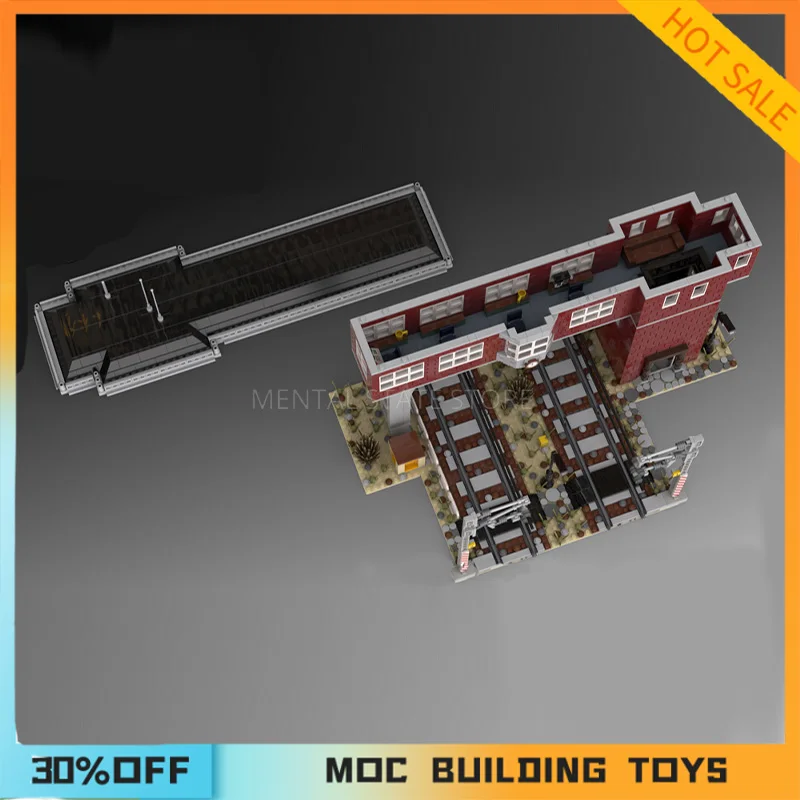 1997 قطعة مخصصة MOC نبات متشابك/صندوق إشارة نموذج اللبنات التكنولوجيا الطوب لتقوم بها بنفسك ألعاب التجميع الإبداعية الهدايا #2