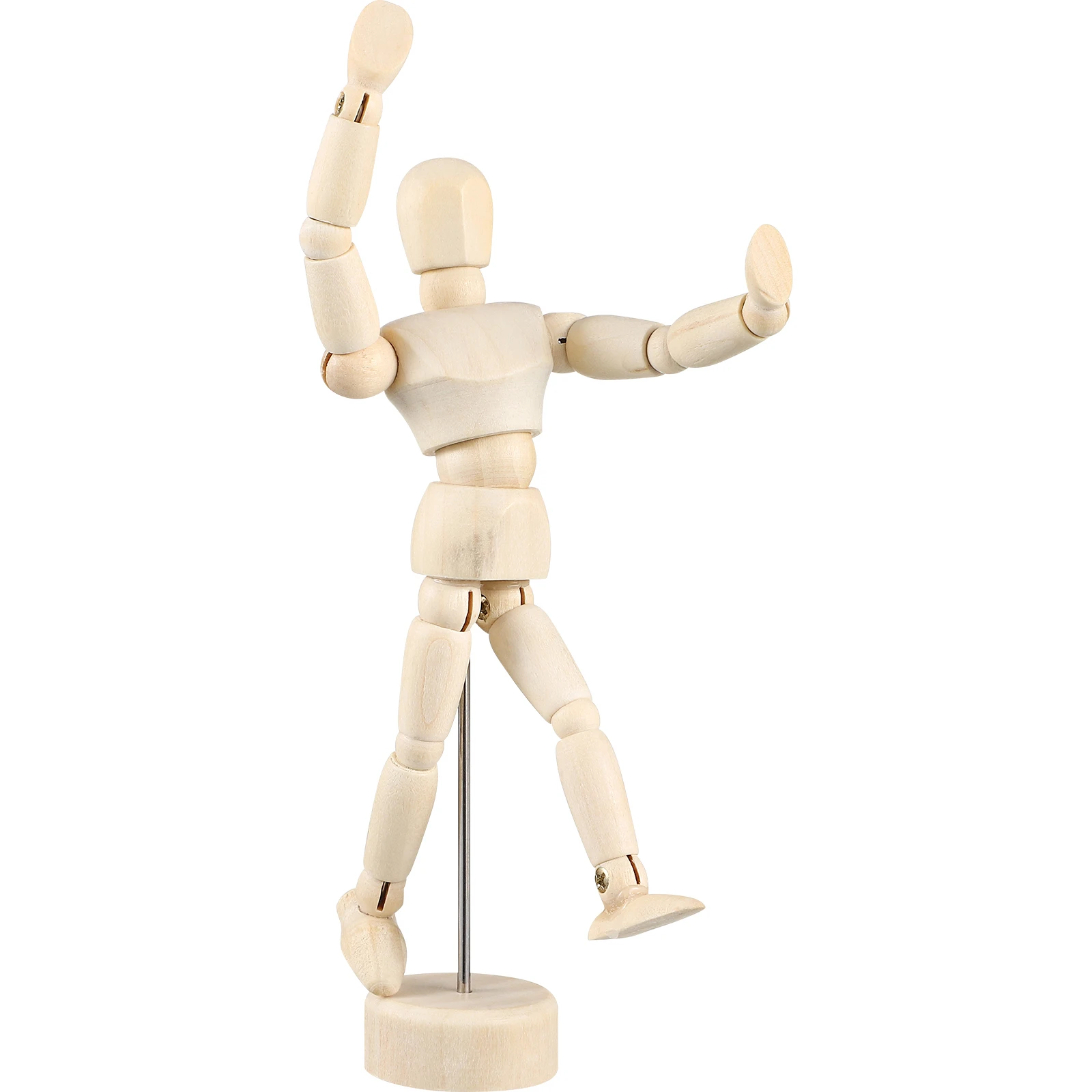 

Wooden Mannequin for Drawing Artists Poseable Figure Realistic Human Wood Mannequin For Drawing Model Craft Sewing Supplies DIY