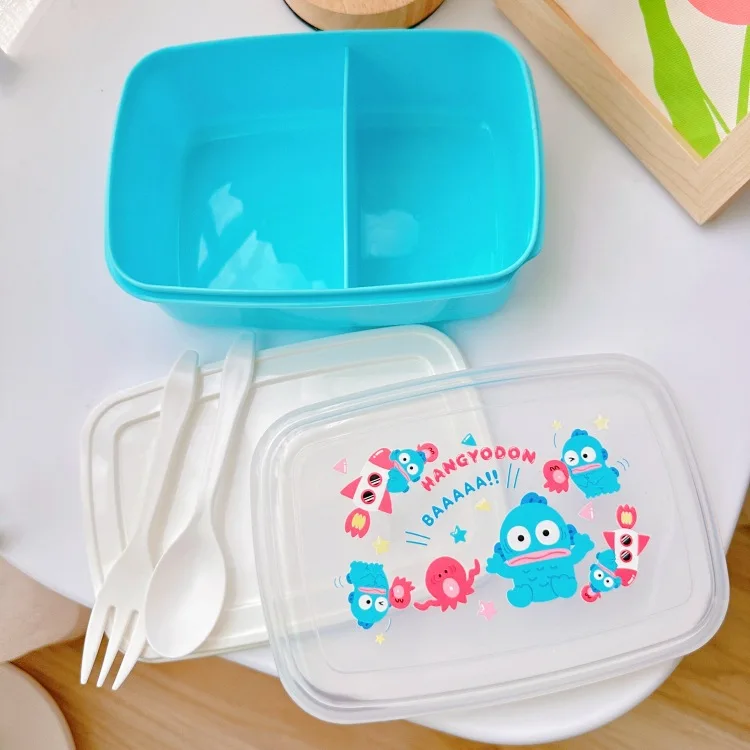 Stitch Lunch Box Kids Food Container Microwave Oven Heating School Portable Bento Box Cartoon Plastic Tableware Picnic Supplies