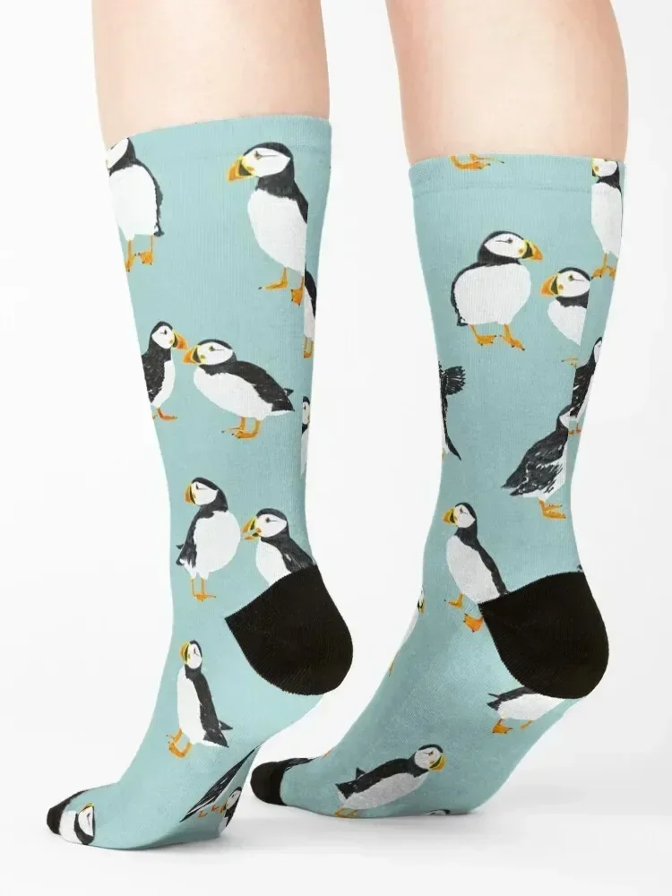 PUFFINS Socks colored basketball essential Thermal man winter Men Socks Luxury Brand Women's