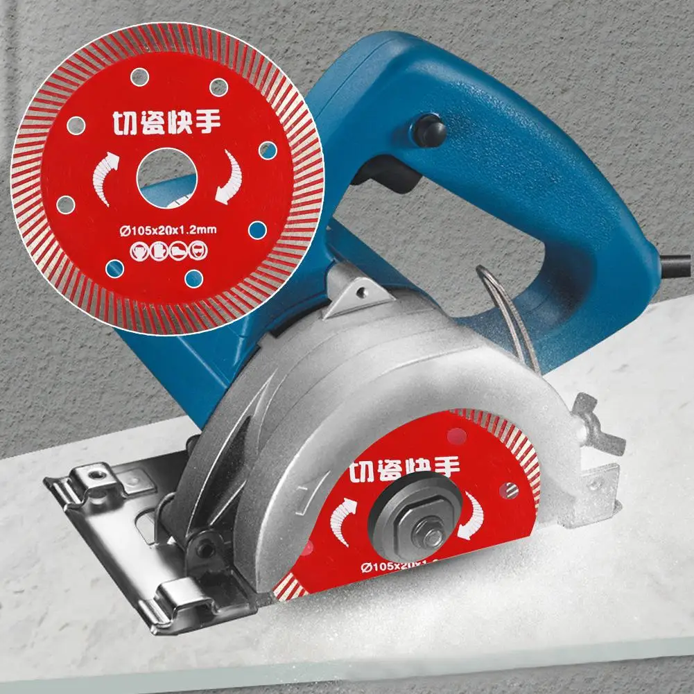 105mm Ceramic Tile Cutting Disc Ultra Thin Corrugated Multifunctional Dry Cutting Saw Diamond Cutting Disc