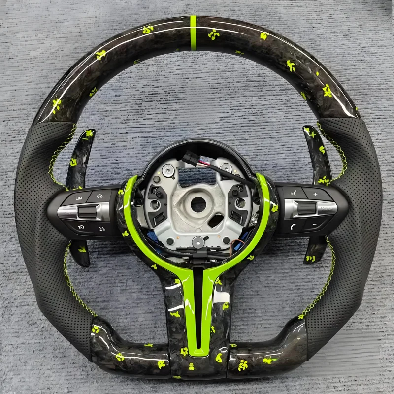 Luxury Dry Carbon Fibre Steering Wheel for BMW M4 M4 F82m4 M4f82 F82 M4cs M4 420i 428i 430i 435i 440i 420d M4gtr M4gts