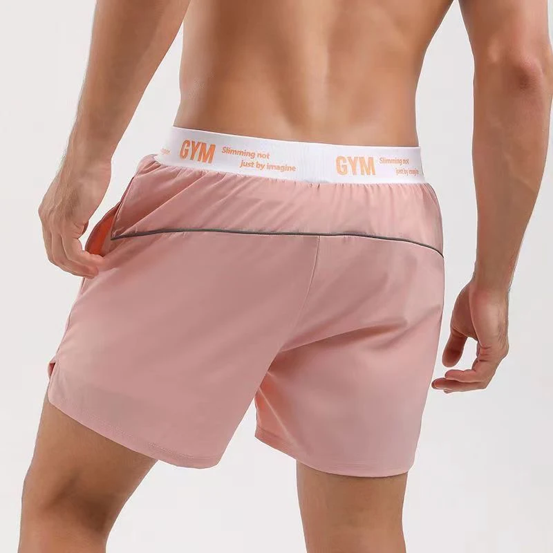 

Men Student Basketball Shorts With Lining Tight Men's Sport Gym For Soccer Football Exercise Jogging Hiking Running Fitness Pant