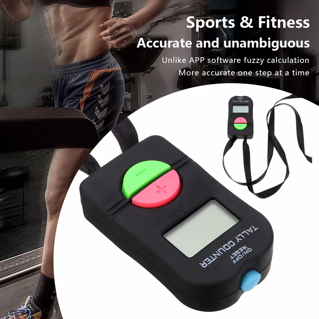 2Pcs 4 Digit Counter Football Match Manual Digital Counting Device