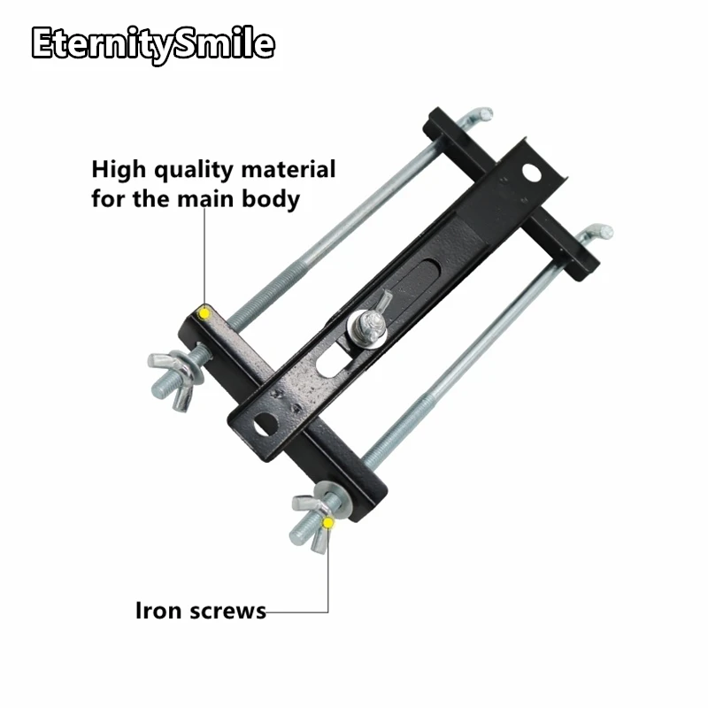 Universal Auto Spare Parts Metal Black Adjustable Car Storage Battery Holder Bracket