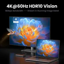 USB C Hub 4K 60Hz with HDMI and Ethernet #3