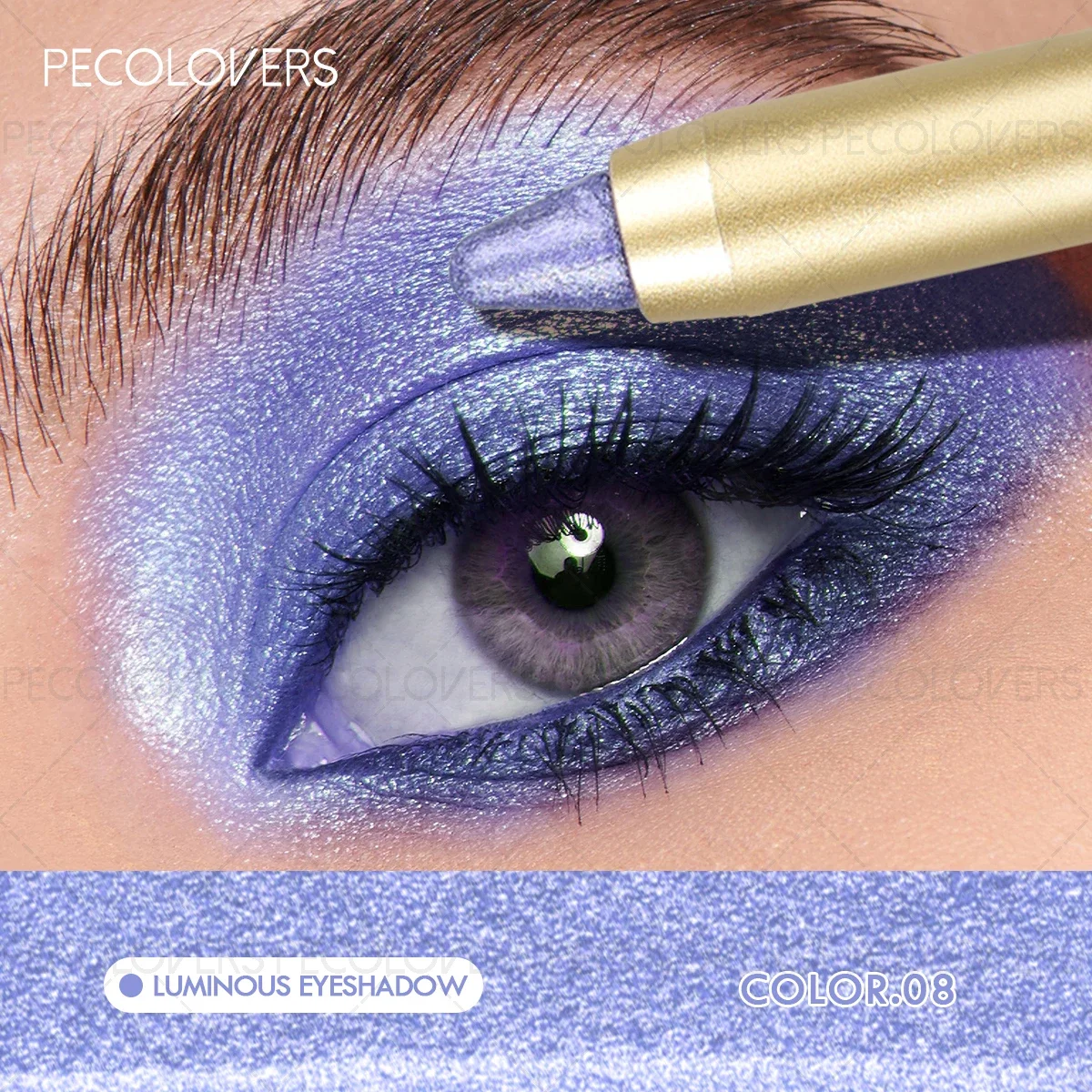 1PC Langdurig houdende groene oogschaduwpotlood - Shimmer, veegvaste eyeliner & highlighter stick - Romige, gemakkelijk aan te brengen formule