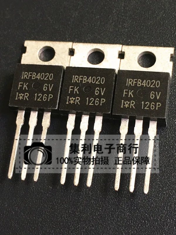 10PCS/Lot IRFB4020 IRFB4020PBF  TO-220  200V 18A  Imported Original In Stock Fast Shipping Quality Guarantee