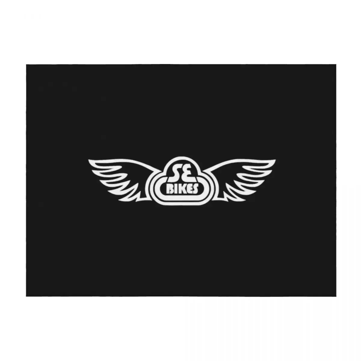 

SE bikes white wing Throw Blanket Plaid for winter Multi-Purpose Hair Blankets