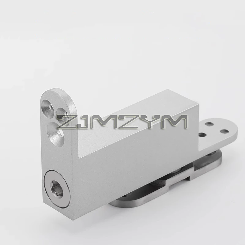 Imagem -04 - Fecho de Porta de Madeira Automático Invisível Tampão Hidráulico Dobradiça Pivotante Escondida Mola de Chão Rotação de 360 °