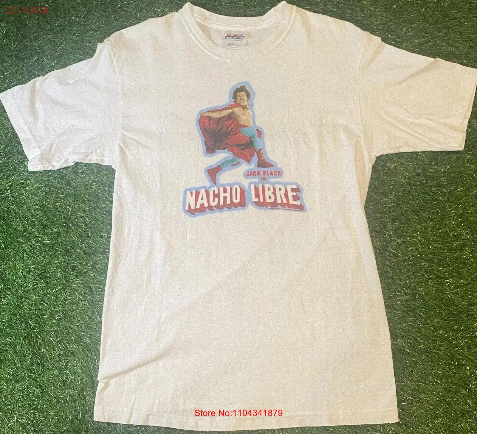 Vintage 2006 Nacho Libre Jack Black Movie Promo T-Shirt