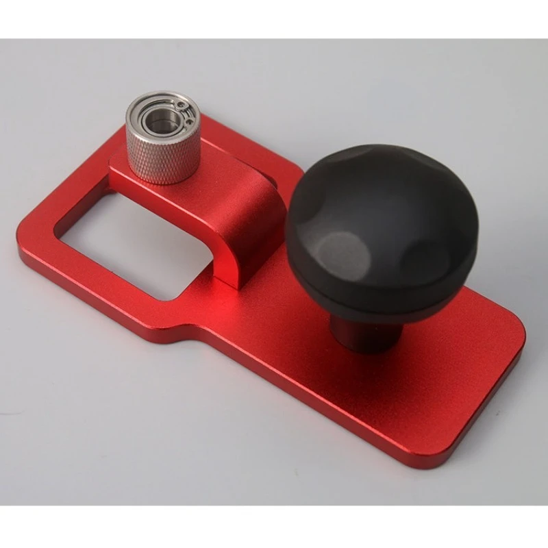 Desktop Vertical Drilling Jig, Woodworking Hole Guide with Bearing Drill Bushing, Quick Positioning Hole Opener for Wood Repair