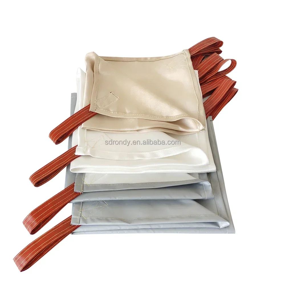 High Temperature Resistant 100% Fiberglass Fire Suppression Blanket Emergency Fire Blanket for Large Car Vehicles 19.8*26 Ft