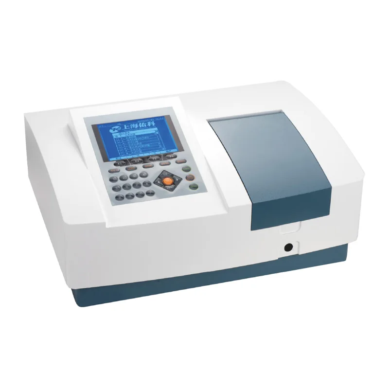 UV-visible spectrophotometer Factory price single beam UV visible spectral bandwidth digital spectrophotometer