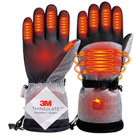 Winter Gloves 3M Cotton Heating Hand Warmer Electric Thermal Gloves Waterproof Snowboard Cycling Motorcycle Bicycle Ski Outdoor