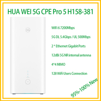 HUA WEI 5G CPE PRO 5 H158-381 Download 5.4Gbps Wi-Fi 6 7200Mbps Wireless Router 5G 4G Cat20 LTE WiFi Modem With Sim Card Slot