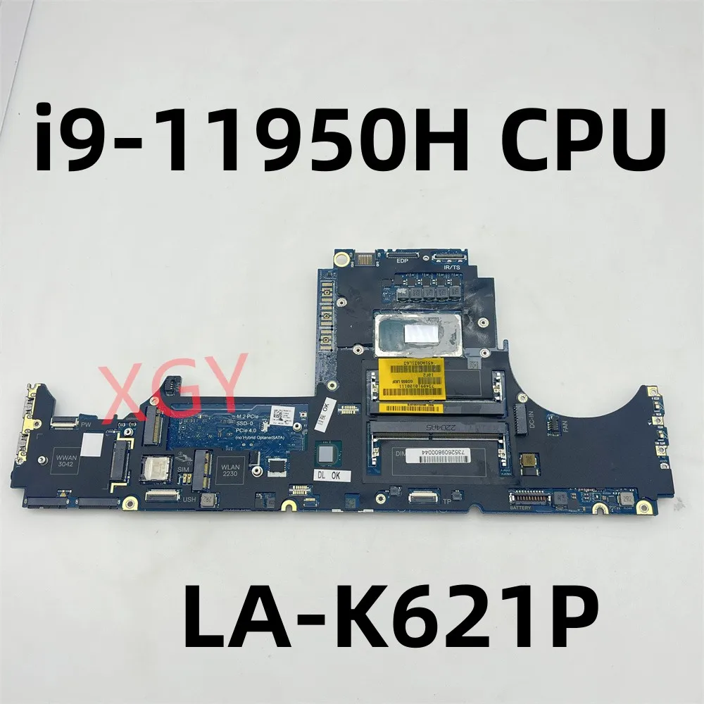 

1C06K 01C06K CN-01C06K LA-K621P с материнской платой процессора i9-11950H для материнской платы ноутбука Dell Precision 7560, 100% тест в порядке