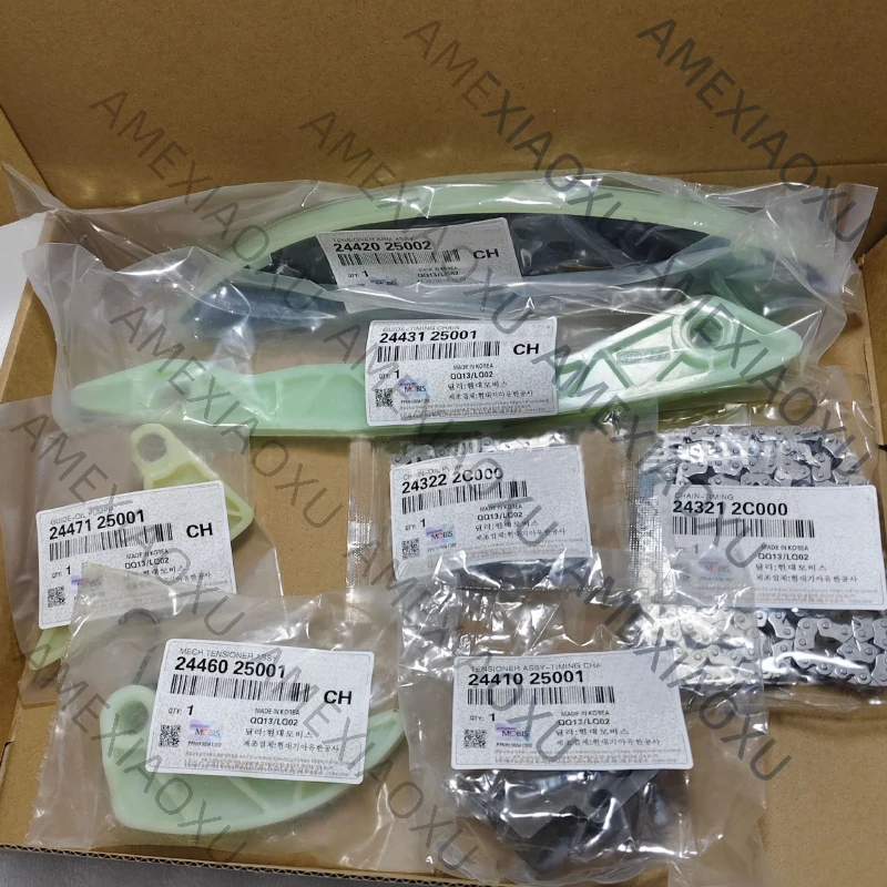 

243212C000 ​2446025001 2447125001 Fits For Hyundai Genesis Coupe for Kia Forte 2.0L 2010-2013 Timing Chain Kit
