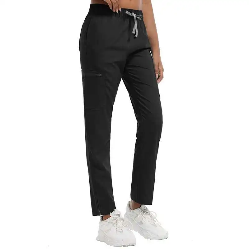

Zipper Straight Leg Large Size, High Waist, Casual And Comfortable Work Pants, Long Pants