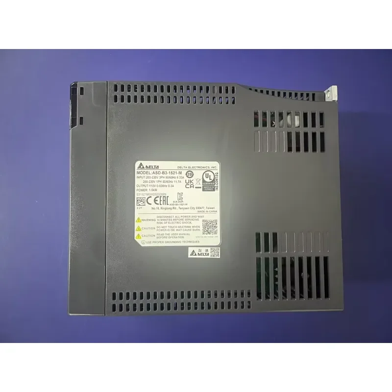 B3 Series AC Servo Drive ASD-B3-1521-M 1.5KW 220V 8.3A 1/3PH EtherCAT Bus Interface