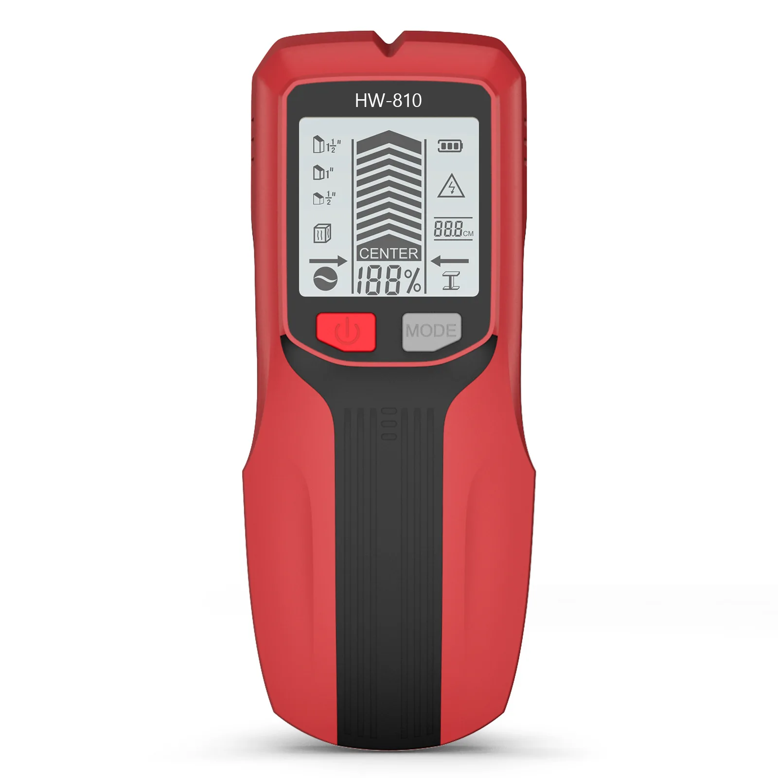 

Новый настенный детектор HW-810, измерительный прибор детектора шпилек, настенный металлоискатель