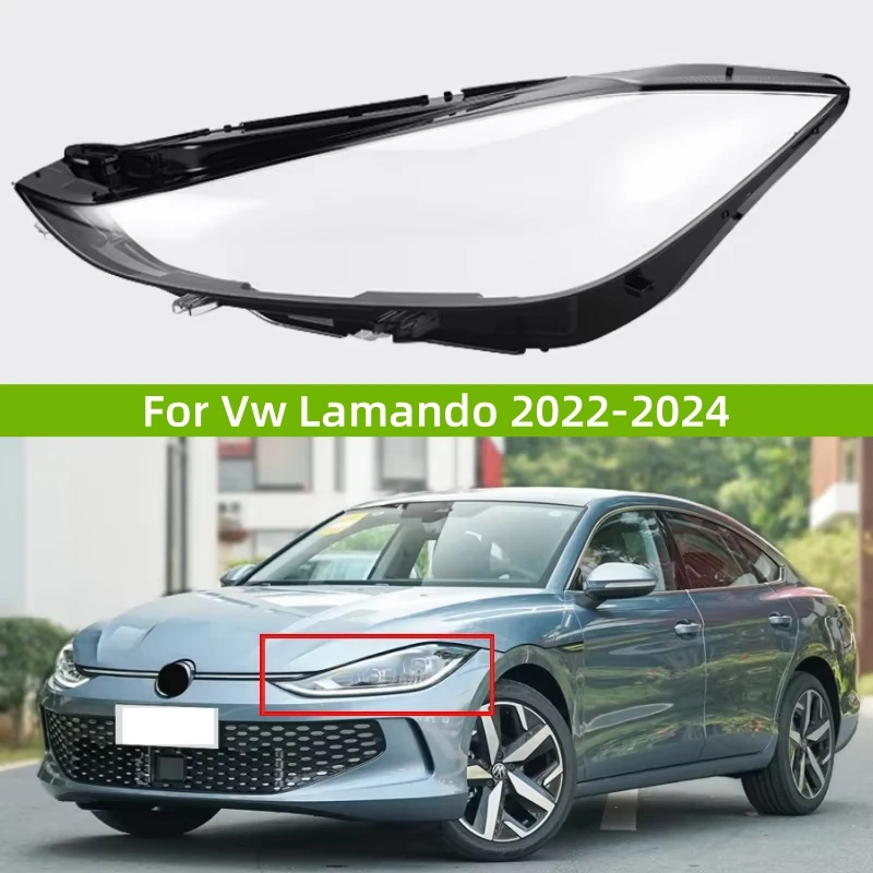 

For Volkswagen Vw Lamando 2022 2023 2024 Headlight Shell Cover Car Headlight Lens Cover Replacement Lampshade Shell
