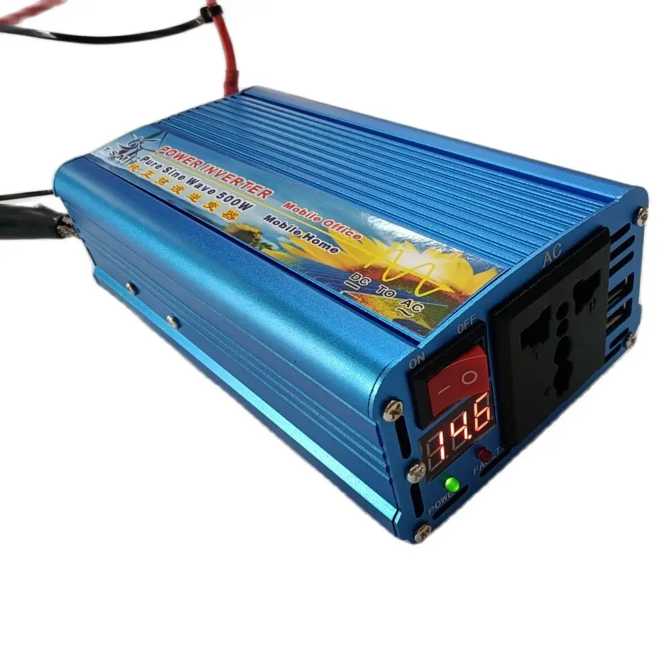 Inversor 500W DC 24V to AC 110V 120V 60HZ pure sine wave power inverter