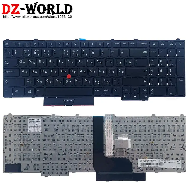 Keyboard for Lenovo Thinkpad P51 P71 P50 P70 Laptop US RU ARA LT TH IL HB KZ 01ER951 01ER974 01ER956 01ER990 01ER985 01ER965