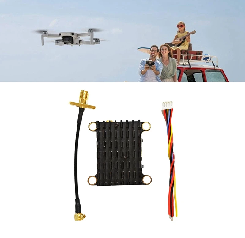 5.8G 2W 1.6W VTX 5.8G 2000Mw NTSC/PAL FPV Audio Video Transmitter For FPV Long Range RC Drone