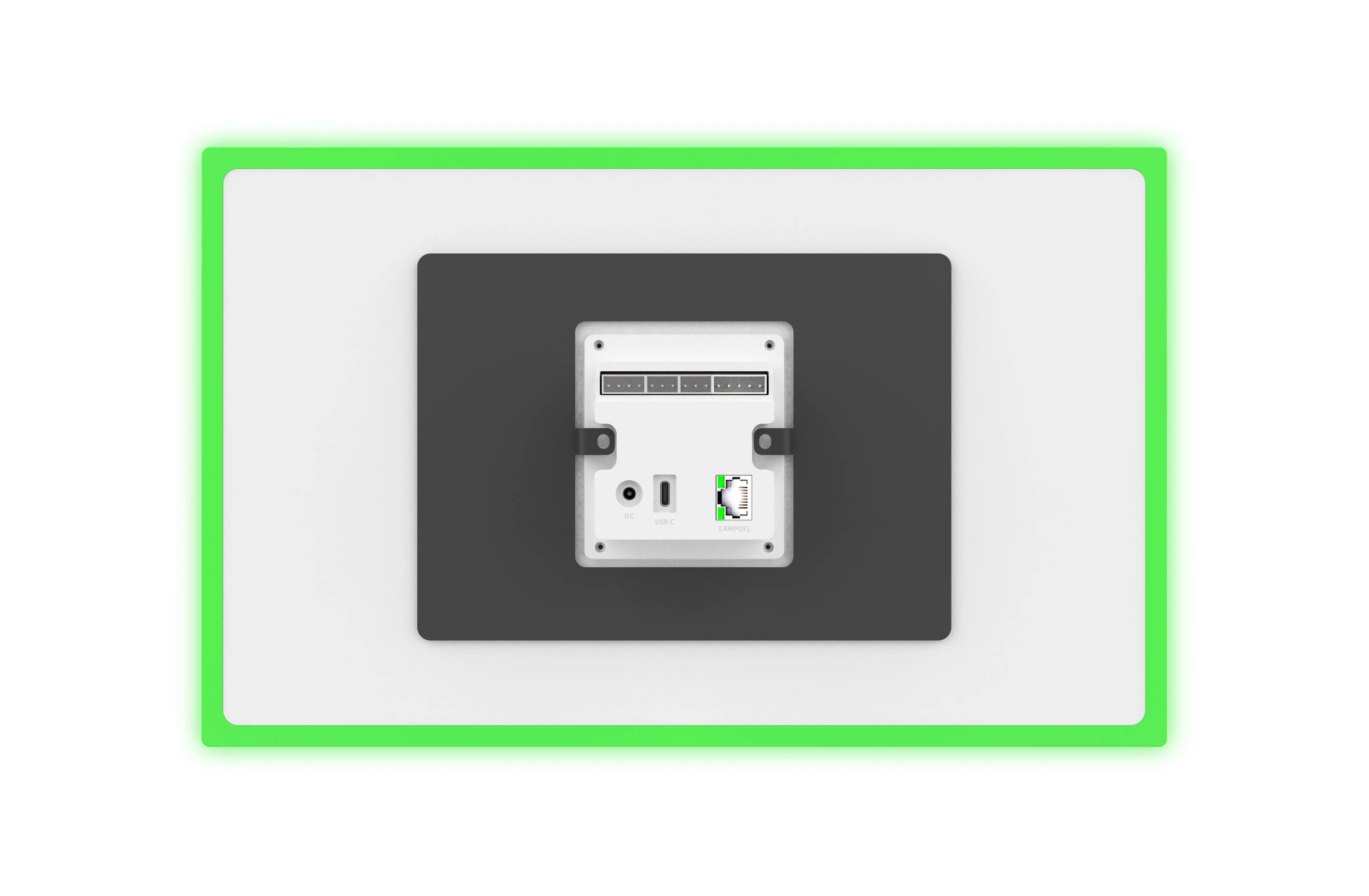 2025 Smart Home Matter Thread Wifi 10.1 15.6 Inch Wall Mounting  Display Relay Rs232 Rj45 Automation Device Control Tablet Panel