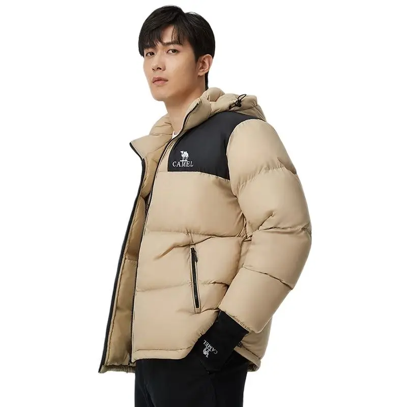 GOLDEN CAMEL Outdoor Down Jackets Women Men\'s Winter Coats Windbreakers Thickened Plush Bread Jacket for Men 2023 Autumn New