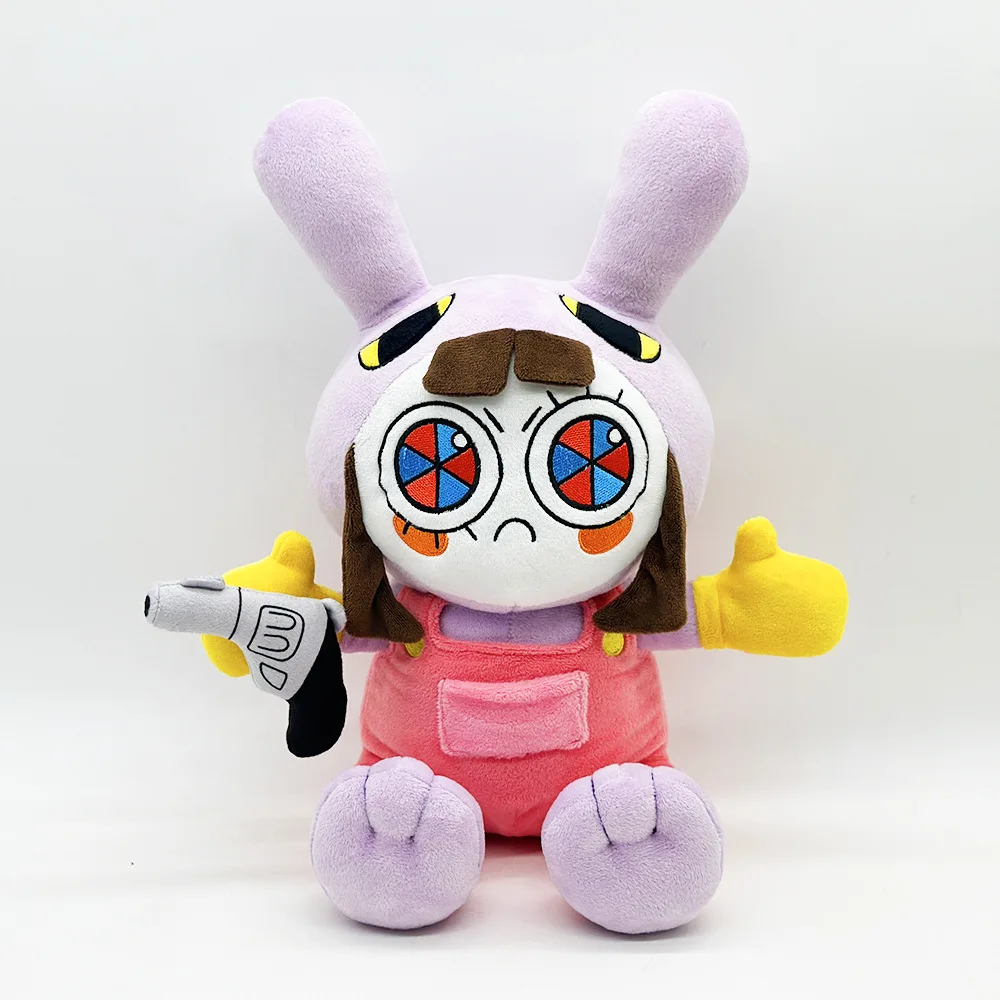 Jax-Suit Pomni لعبة من القطيفة أنيمي Plushies لطيف محشوة دمية وسادة هدايا عيد الميلاد للأطفال