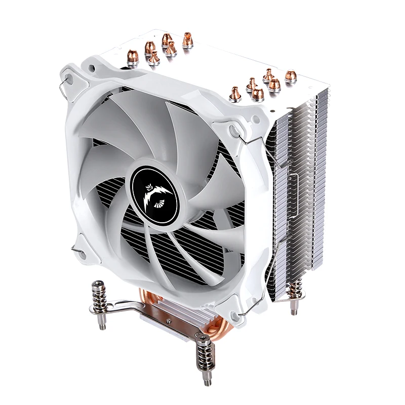 QiuzAim Air-Cooled Efficient Processor CPU Cooler 120mm Fan 4Pin/PWM 6 Heat Pipe Compatible LGA2011 2066 115X 1200 1700 1851 X99