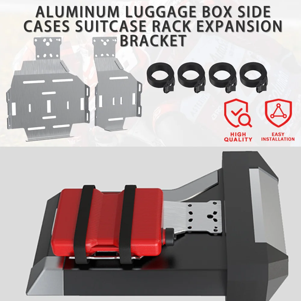 

Motorcycles Luggage Side Cases Bracket Suitcase Rack Aluminum Box Expansion For BMW R1250GS R1200GS F850GS F750GS LC Adventure
